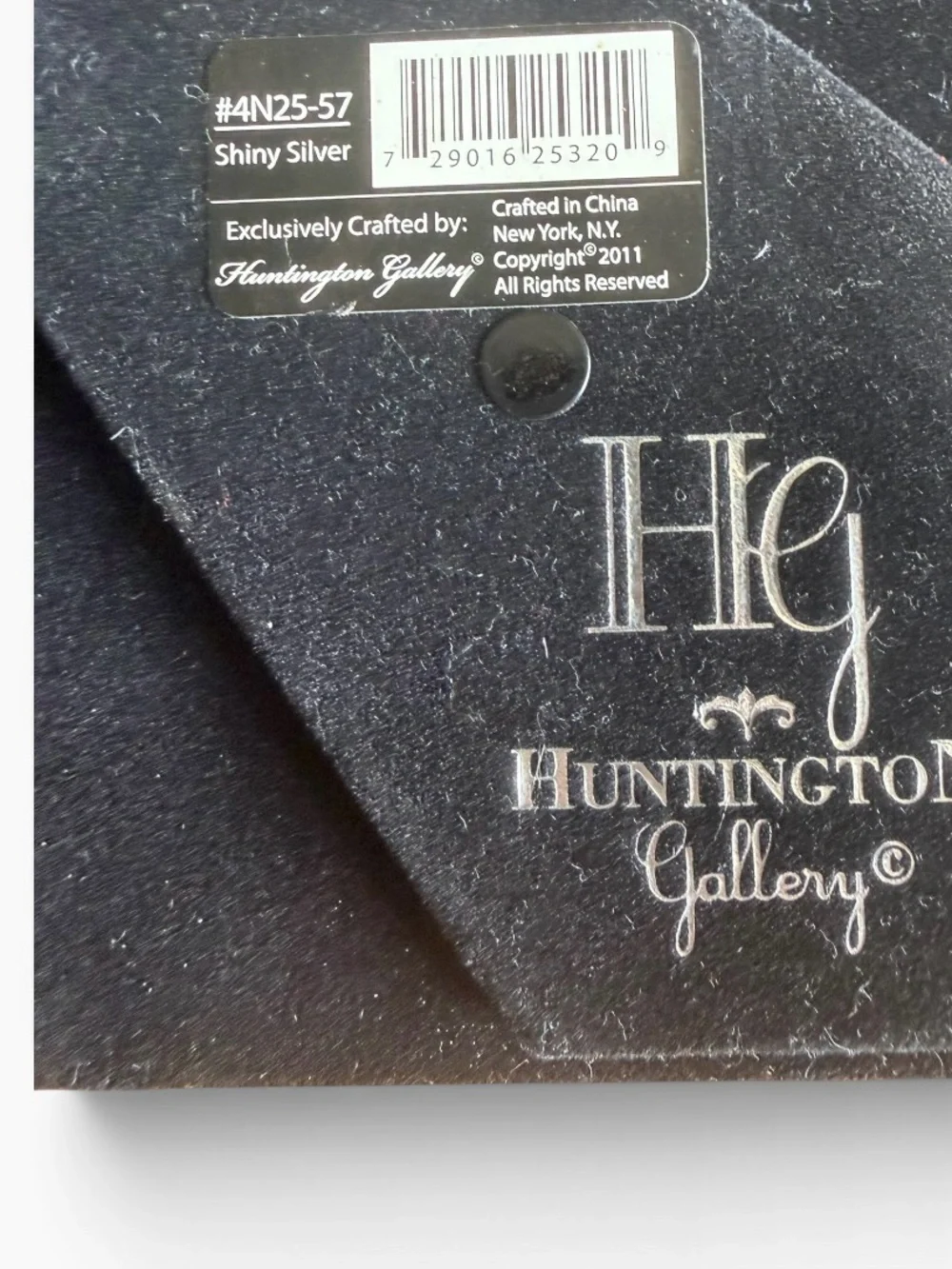 Huntington Gallery 5x7 Silver Picture Frames Set of 2 Ornate Tabletop Easel